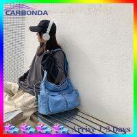 Japanese Harajuku Shoulder Bags Retro Denim Messenger Large Capacity Handbags