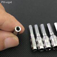 ☋⊕∋ 6 Points Hex Socket 2.5/3/3.54/4.5/5mm 5.5mm H4 Hexagon Shank Nut Driver Part for Car Repairing