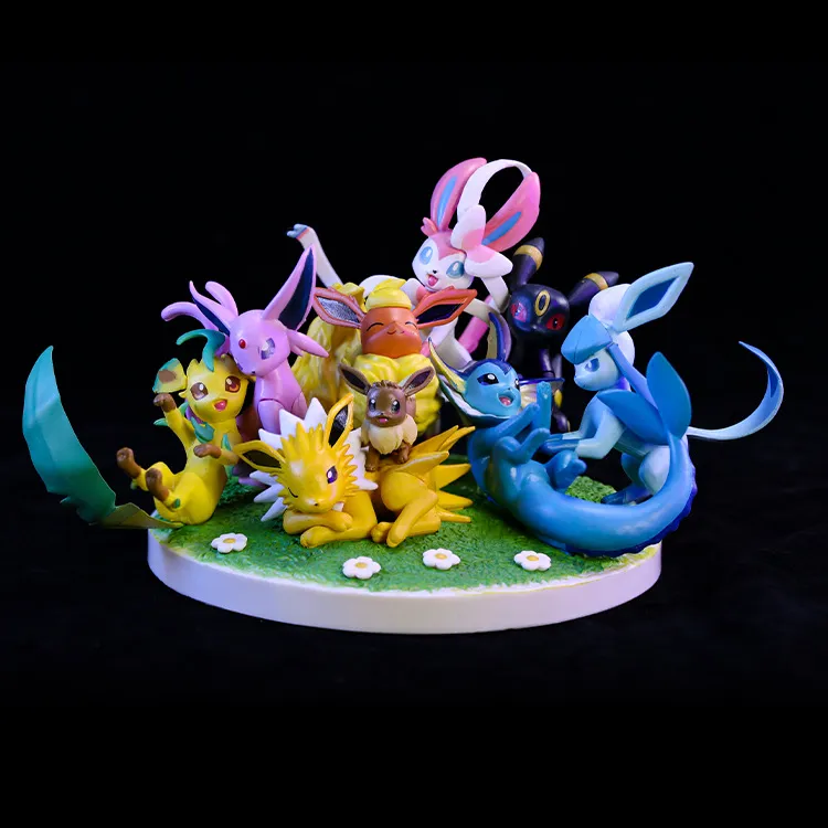 Mega Pokémon Every Eevee Evolution Toy Building Set Vaporeon Jolteon  Flareon Espeop Umbreon Leafeon Glaceon Sylveon - Action Figures - AliExpress