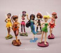 【SALE】 tiorinsecur1988 Tinker Bell เจ้าหญิงการ์ตูน10ซม. 7ชิ้น/เซ็ตตุ๊กตาจิ๋วตุ๊กตาแอคชั่นอะนิเมะคอลเลกชันขนาดเล็กหุ่นของเล่นสำหรับเด็ก