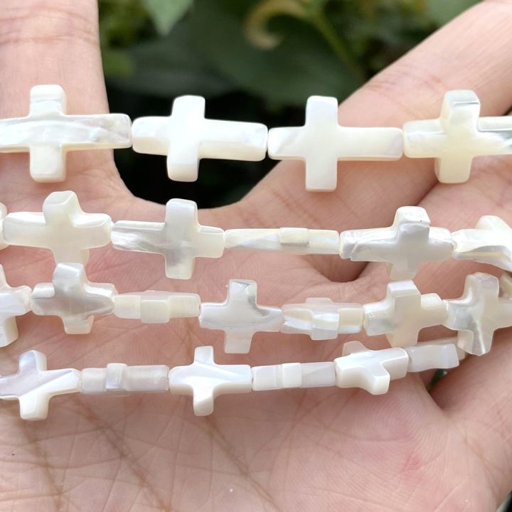 half-strand-white-natural-freshwater-cross-mother-of-pearl-seashell-beads-loose-beads-for-jewelry-making-diy-necklace-bracelet