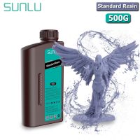 SUNLU เครื่องพิมพ์ของเหลวหล่อเย็น405nm เรซินมาตรฐานเรซินยูวี500G ความแม่นยำสูงสำหรับเครื่องพิมพ์3D LCD 3D โมโน