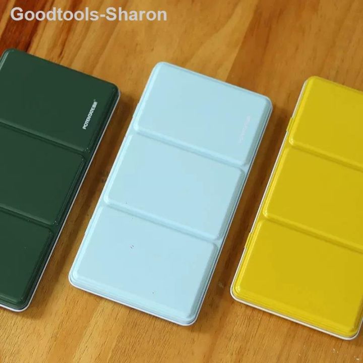 goodtools-sharon-กล่องเปล่า-สีน้ำที่มีศักยภาพ16สี24สีกล่องเปล่าสีขาวรูปวาดสีน้ำทึบกล่องเปล่า1758