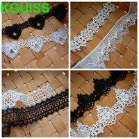 KGUISS Width 3-4cm Polyester Love Bowknot Water-soluble Lace Shoulder Strap Wedding Ornament Decoration Material