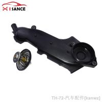 ❈ Coolant Thermostat Housing Set For Audi A6 Allroad Quattro VW Passat 078121121K078121113G 2.7L 2.8L