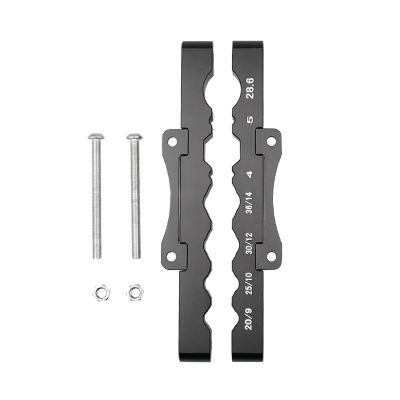1 Pack Rear Shock Suspension Fork Repairing Tool Vise Inserts Clamp Jaw Hub Pedal Fixtures Universal Bike Accessories Aluminum Alloy Durable ,Black