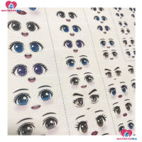 Free shipping Clay doll diy embroidery accessories eye stickers water sticker multi style figure eyes doll Handmade accessories