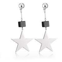 ที่ดีที่สุดขายคู่ผู้หญิงห้าแฉก Star Shape EarStud ต่างหูอาเกตต่างหูทองแดง