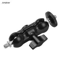 Andoer Articulating แรงเสียดทานจอแสดงผลแขน Mount กับ Double Ballhead มาตรฐาน1/4นิ้วสกรูสำหรับกล้องไฟ LED ไมโครโฟนวิดีโอ Rig