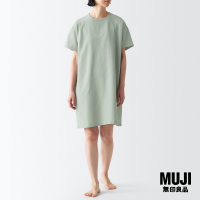 มูจิ เสื้อทูนิกผ้าวาฟเฟิล ผู้หญิง - MUJI Waffle Tunic