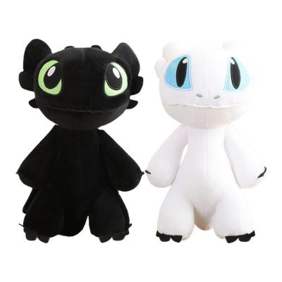 25cm Cute Toothless Plush Toy Anime How To Train Your Dragon 3 Night Fury Plush Toothless Stuffed Doll Toy for Kids Gift present