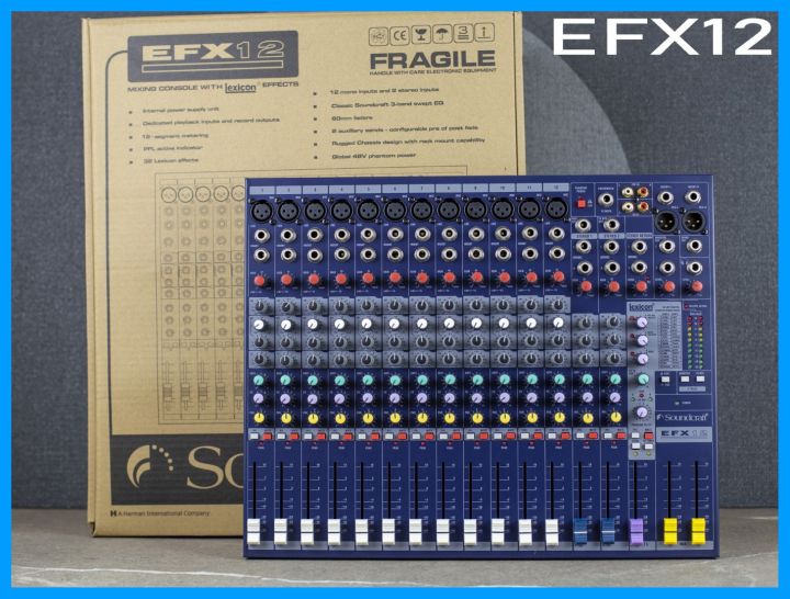 มิกซ์เซอร์-12-ช่อง-soundcraf-efx12-12-channel-mixer-with-effects-lexicon-ถ่ายจากสินค้าจริงตรงปก100-มีของพร้อมส่ง