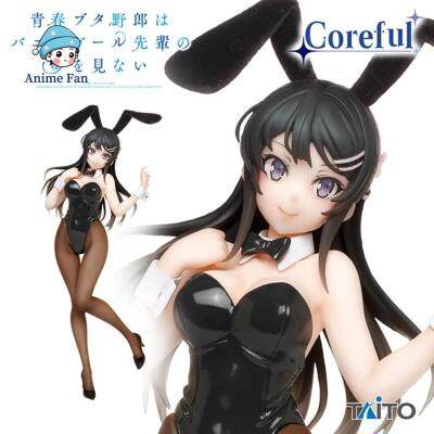 ANIME FAN ญี่ปุ่น อะนิเมะ ฟิกเกอร์เด็กผู้หญิง โมเดลตุ๊กตา ตุ๊กตาของเล่น Bunny Girl Ver หุ่นจำลอง ไม่ฝันถึงกระต่ายเกิร์ล ซากุระจิมะ ไม