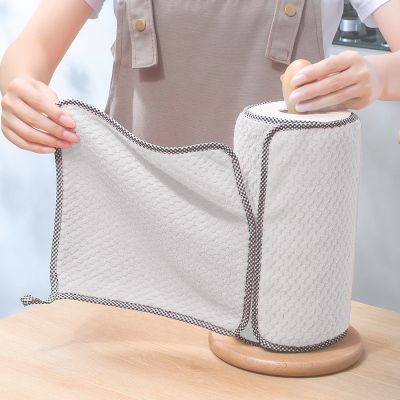 【CW】 Hot Dish Washing Rag Non-stick Thickened Table Cleaning Absorbent Scouring