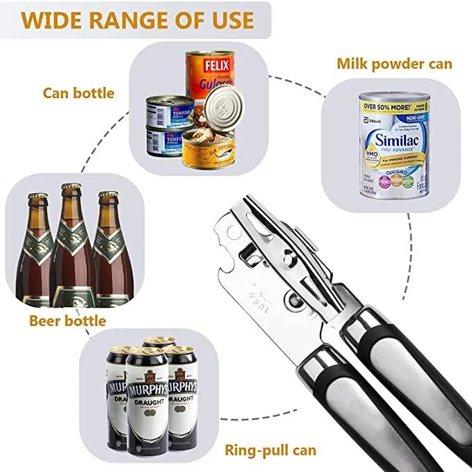 Professional Ergonomic Manual Can Opener WALFOS Stainless Steel