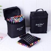 Set bút màu dạ 48 cây kèm túi, màu dạ thiết kế hội họa, vẽ tranh