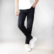 Msa001 men s jeans men s straightforward thin section 4-way elastic high