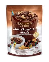 ไดมอนด์เกรนส์ กราโนล่ามิกซ์ช็อก 220ก. ✿ Diamond Grains Granola Mixchoc 220G.