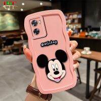 เคสโทรศัพท์แฟชั่นลายมิกกี้มาการองการ์ตูน3D น่ารักแฟชั่นสำหรับ OPPO A15 A15S A16 A31 A53 A33 A52 A96 A72 Realme C51 C53ที่ออกแบบมาด้วยมือ A54ซิลิโคนกันกระแทกฝาครอบด้านหลัง