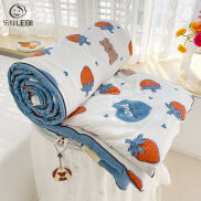 LEBI Hai Lớp sợi làm mát mùa hè Quilt thân thiện với da sợi đậu nành Chăn