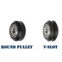 ✕❧☄ Plastic wheel POM with Bearings big Models Passive Round wheel Idler Pulley Gear perlin wheel for CR10 Ender 3