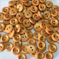 LazaraLives ขายดี! 100Pcs กระดุมไม้ Vintage Design 2หลุมไม้ปุ่ม15Mm กระดุมตกแต่ง