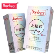 Bao cao su BANBENT 3D Large particles 001 siêu mỏng, hương đào