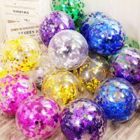 kumozawa Happy Birthday Decorations Sequined Confetti Balloons Wedding Party Decor Balloon