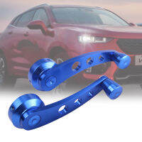 2 ชิ้น/เซ็ต Universal Fit Winder ติดตั้งง่ายด้วยตนเองเปลี่ยนซ่อมอลูมิเนียมอัลลอยด์ภายใน Rise Crank Car Window Handle