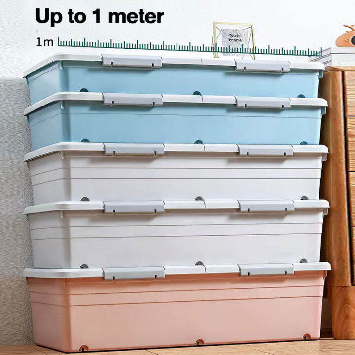 Wenner Underbed Storage Box Plastic Dust Proof Storage Box Storage Box