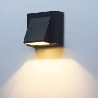 IP65 Waterproof 5W 10W indoor outdoor Led Wall Lamp modern Aluminum Surface Mounted Cube Led Garden Porch Light