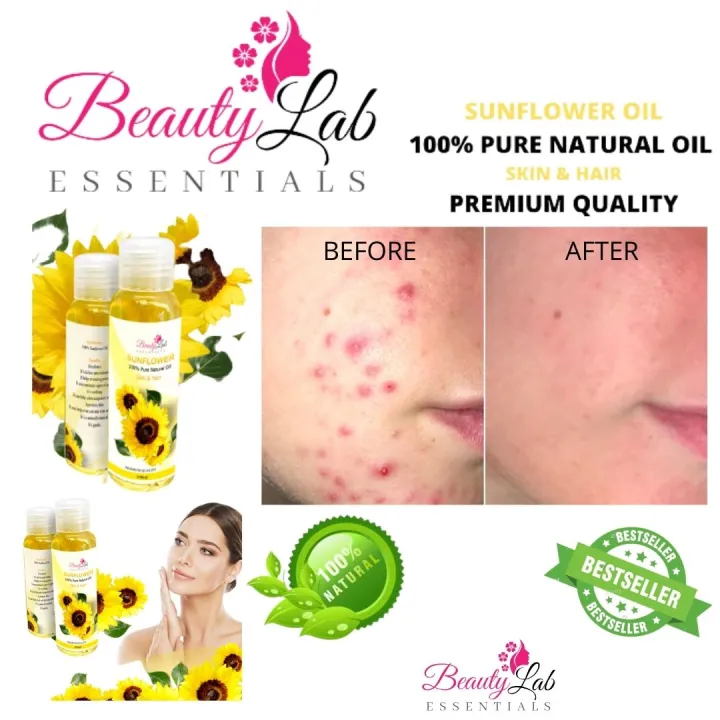 Beauty Lab Sunflower Oil Empress Sunflower Oil 100 Natural Pure Organic 100ml Moisturizer