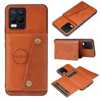 Realme 8i 9 10 Pro Plus Leather Back Case Card Magnet Phone Cover Bumper Capa for OPPO Realme 10T 5G Case Realmi 7 9i 10 t Funda Electrical Connectors