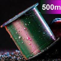 500m Color Changing Fishing Line Fluorocarbon Coat Monofilament Nylon Sea/Fresh Water Carp Wire Leader Line Fishing Accessories