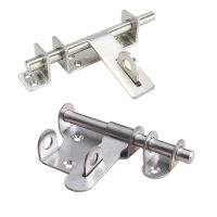 【LZ】 Stainless Steel Door Bolt Wood Gate Furniture Lock Latch Home Window Hotel Security Buckle Household Hardware Part