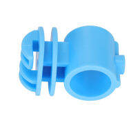 50Pcs Electric Fence Insulators Round ABS Post Insulator with 2.1cm Hole for Farm Safety Blue