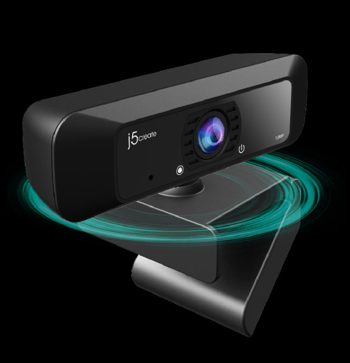 j5create-jvcu100-usb-full-hd-1080p-webcam-with-360-rotation-กล้องเว็บแคมหมุนได้-ของแท้-ประกันศูนย์-2ปี