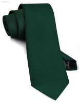 ⊕♚ RBOCOTT Classic Mens Necktie 8cm silk Jacquard Tie Solid Green Red Gold Ties For Man Business Wedding Party Gift