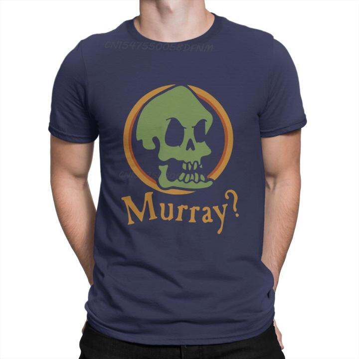 mens-t-shirt-murray-anime-pure-cotton-tee-shirt-men-t-shirts-monkey-island-game-lechuck-elaine-guybrush-t-shirts-summer-tops