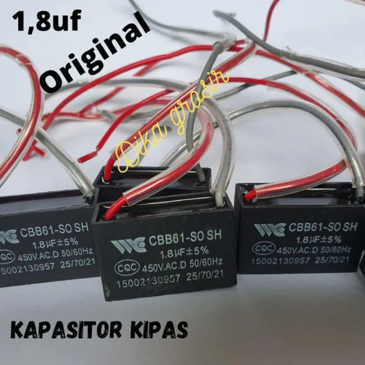 Kapasitor Kipas Angin 1,8Uf Lazada Indonesia