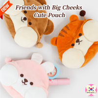 [Daiso Korea] Fall 2022 Season Limited-Friends With Big Cheeks Cute Face Pouch