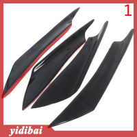 yidibai กันชนรถคาร์บอนไฟเบอร์4ชิ้นครีบแยกคานาร์ดสปอยเลอร์มีดอากาศ