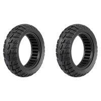 2X Solid Tire 10 Inch,10X2.70-6.5 Solid Tire Scooter Tubeless Puncture-Proof Tire,Explosion-Proof Solid Tires for