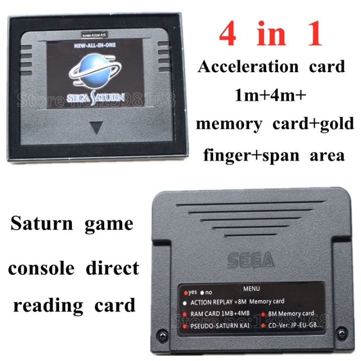 New Original ALL IN One SEGA SATURN SD Card Pseudo KAI Games Video Used ...