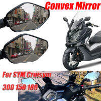 Untuk SYM Cruisym 300 150 X 150X 180 TL500 Cruisym300 400 508 Cermin Convex Meningkatcermin Spion มองเห็นกระจกด้านข้าง