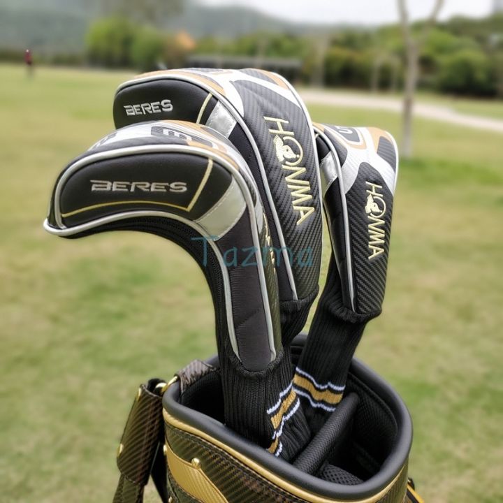 honma-branded-beres-golf-club-driver-fairway-wood-hybrids-headcover-sports-golf-club-accessories-equipment