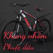 xe đạp địa hình KHUNG NHÔM + PHUỘC DẦU - có VIDEO HÃNG amin - size 26