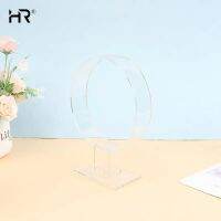 white Acrylic Headband Holder Hair Accessories Hair Band Headgear Necklace Display Stand Jewelry Holder Display Tool