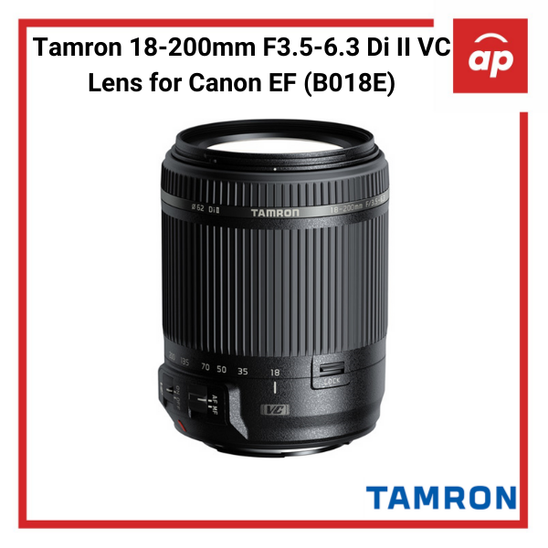 Tamron 18-200mm F3.5-6.3 Di II VC Lens for Canon EF (B018E) and