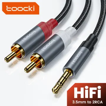 UGREEN RCA Cable HiFi Stereo 2RCA to 3.5mm Audio Cable AUX RCA Jack 3.5 Y  Splitter for Amplifiers Audio Home Theater Cable RCA